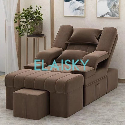 Electric Reclining Chair Foot Massage Sofa Foot Massage Foot Bath Bed Nail Eyelash Beauty Salon Sofa Chairs Cozy Massage Sofa
