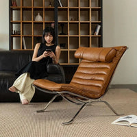 Sofa Chair Minimalist Light Luxury Senior Sense Of Living Room Antique Style Designer Sofa Chair Lazy Leisure Lounge Chair