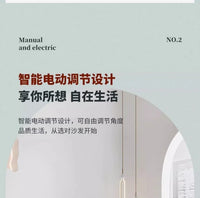 Single Sofa Chair Fabric Leisure Chair Living Room Modern Light Luxury Electric Function Sofa Recliner