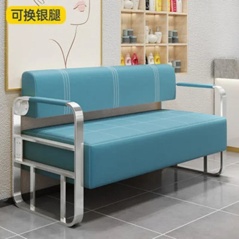 Office reception small apartment sofa barber shop waiting chair rental house clothing beauty salon lounge