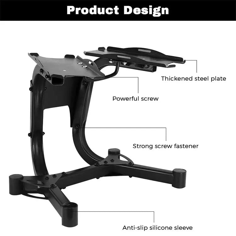 High Quality Portable and Foldable Save Space Adjustable Dumbbell Stand