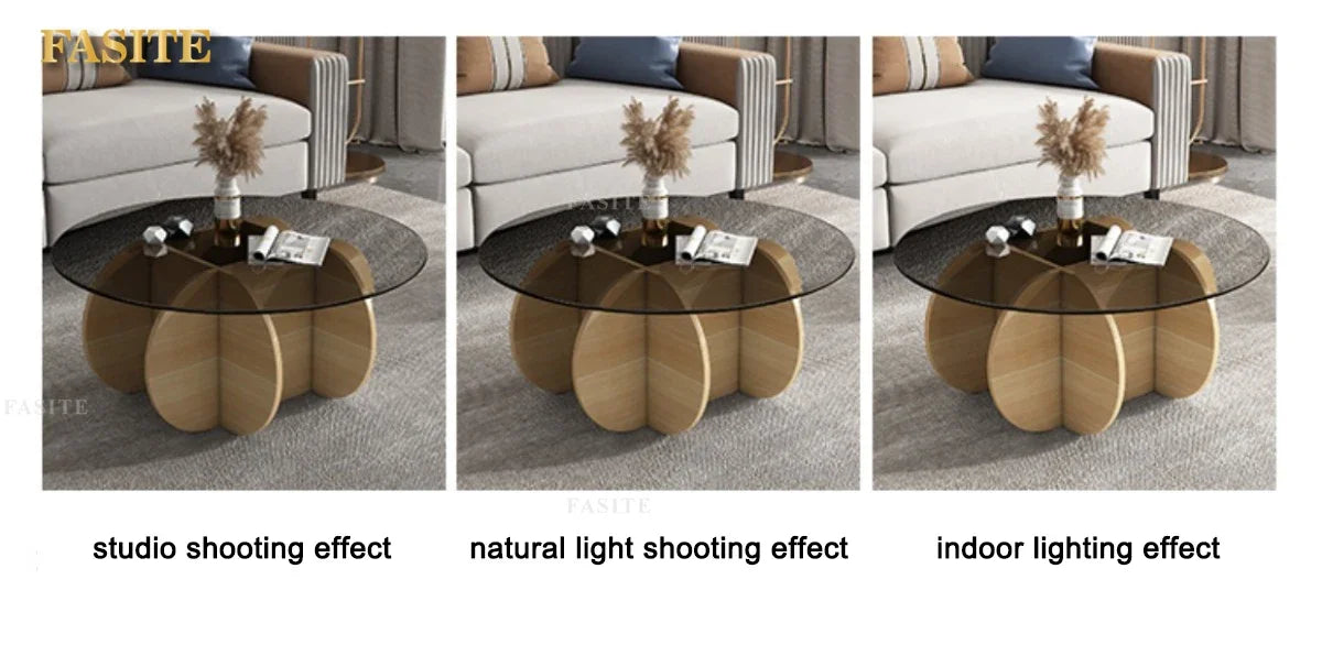 Unique Display Coffee Table Clear Ornaments Aesthetic Minimalist Coffee Table Luxury Design Mesa Centro Salon Home Furniture