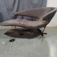 Manta FRP Leisure Batwing Shape Recliner Light Luxury Creative Strange Shape Chaise Longue