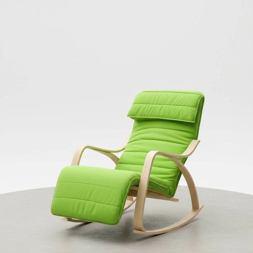 Modern Swivel Recliner Rocking Chair with Adjustable Footrest for Living Roompromote sales