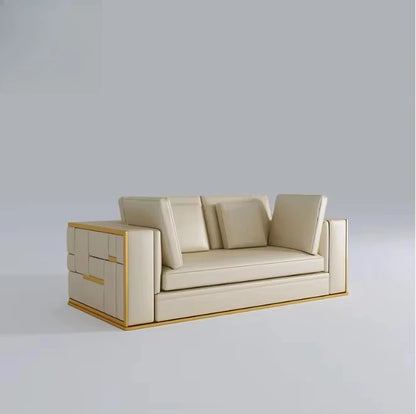 Modern Sofa Sectional Luxury 1/2/3 Seat Sofa Set Hot Sale Genuine Leather Upholstery Furniture for Living Room Sofa Couch