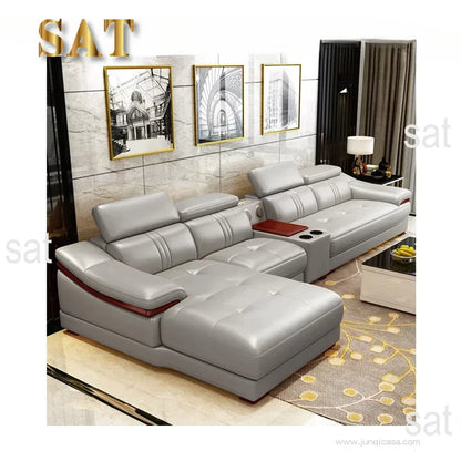 -High Quality Multi-functional Leather Sofa Modern Living Room Couch Sofa Set Furniture