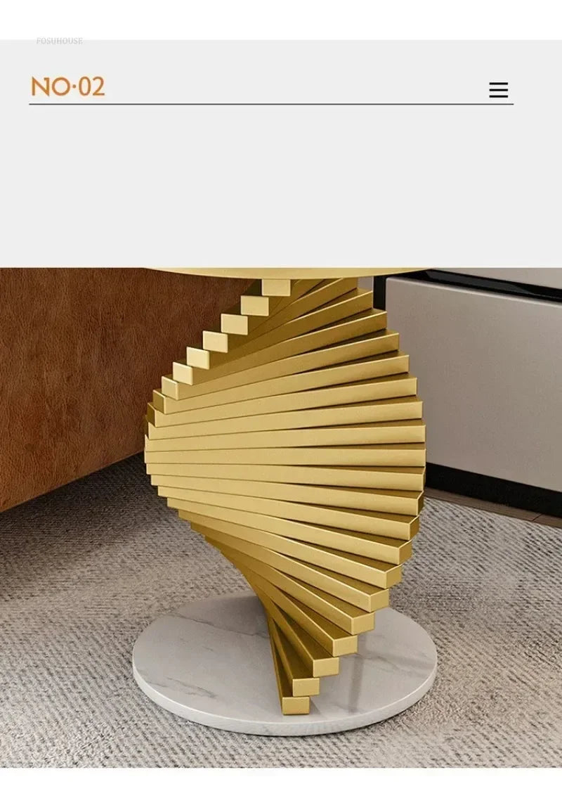 Nordic Leisure Bedroom Side Table Modern Marble Coffee Table for Living Room Furniture Nordic Designer Tables
