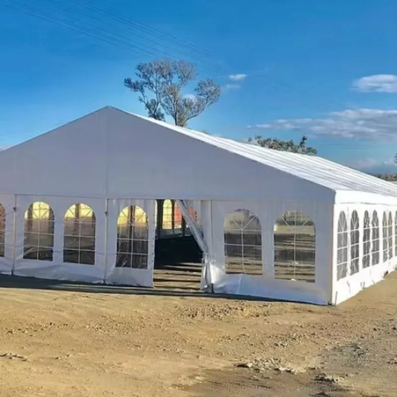 500 People Outdoor Tent Aluminum Frame Heavy Duty Commercial Large Luxury White Marquee Wedding Party Structure Tents for Event