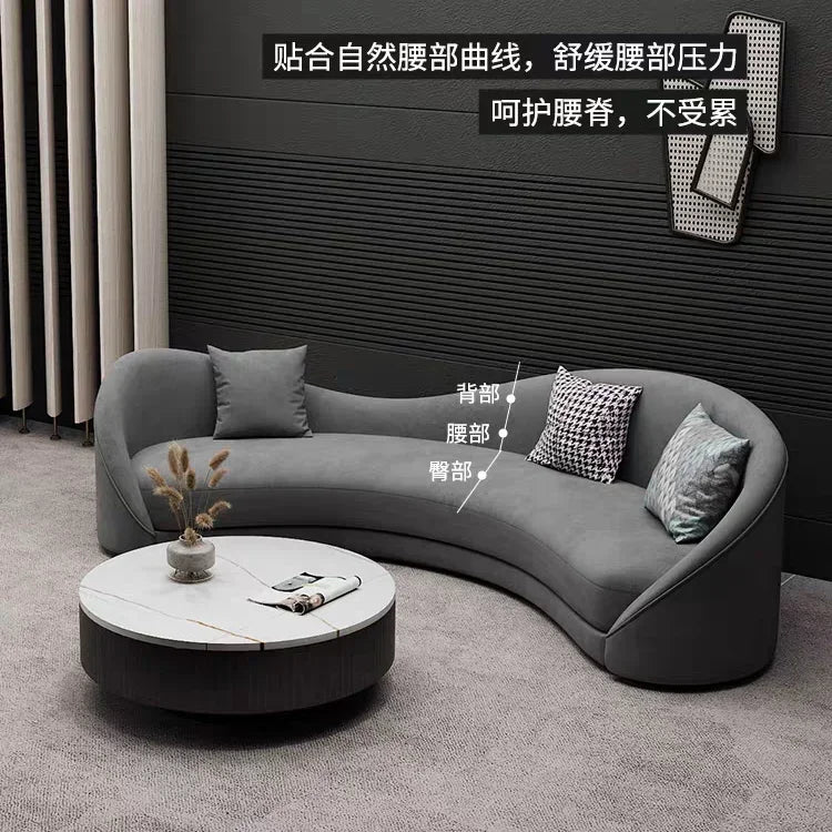 Funky Europe Living Room Sofas Service Minimalist Background Luxury Office Sofa Relaxing Elegant Modern Divano Salon Furniture