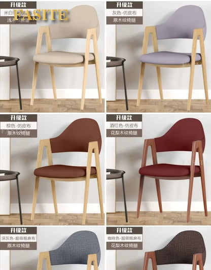 Room Dresser Dining Chairs Home Mid Century Modern Furniture Metal Skeleton Armchair Simple Makeup Armchair Kitchen Furniture