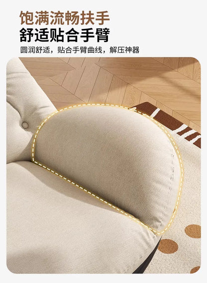 Lazy Sofa Rocking Chair Bedroom Lounge Chair Carefree Adult Living Room Single Balcony Leisure Rocking Chair Recliner Chairs