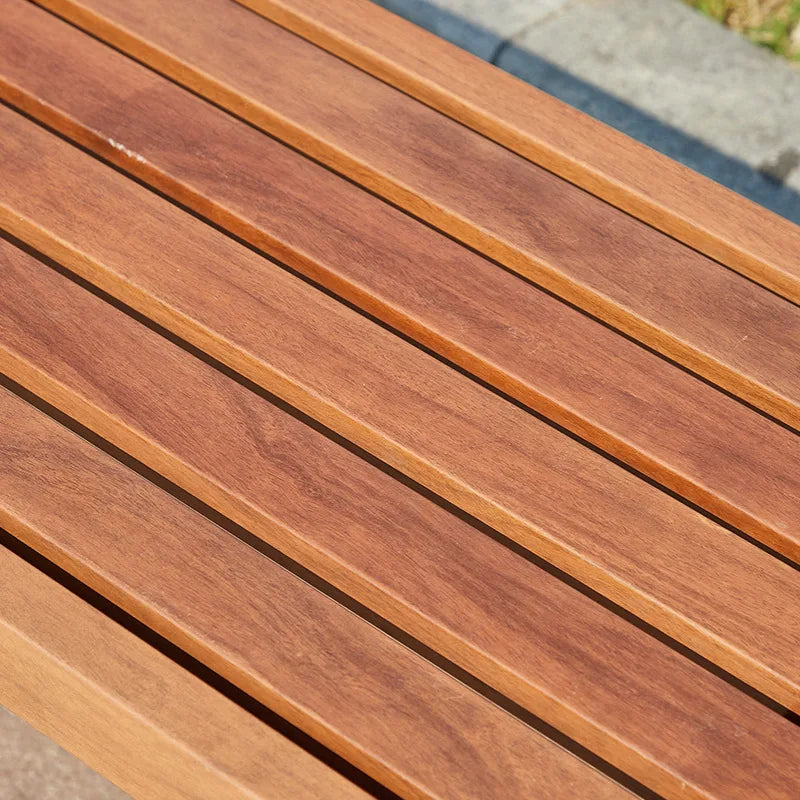 AOLIVIYA Chaise longue d'extérieur imitation bois pour parc, arrêt de bus et zone panoramique