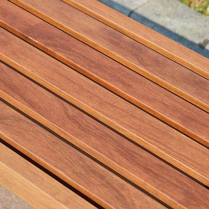 AOLIVIYA Chaise longue d'extérieur imitation bois pour parc, arrêt de bus et zone panoramique