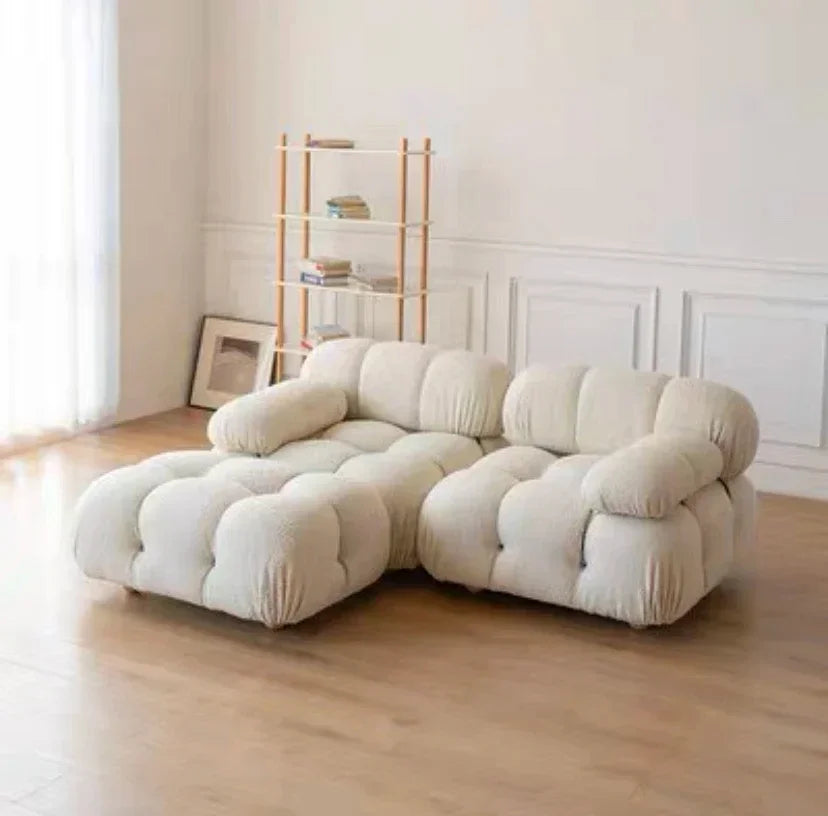 Sofa Combinations with Flexible Fabric Modules Furniture-Inspired Living Room Sofa Minimalist Style Comfortable