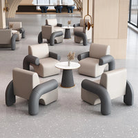 Negotiation table and chair combination lounge area light luxury modern lounge area reception table negotiation table