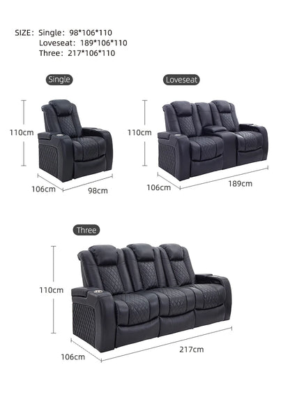 Modern 3+2+1 Home Cinema Seating Living Room Reclinables Sofa Sets Furniture