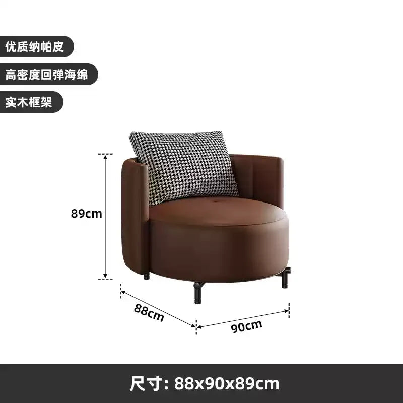 lobby curved sofa light luxury sales office negotiation beauty salon club reception lounge area sofa combination