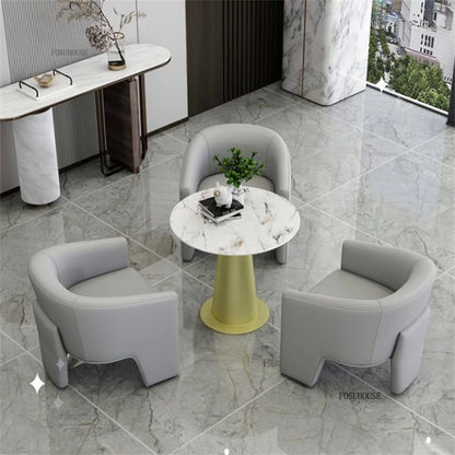 Simple Designer Flannel Backrest Living Room Chairs Light Luxury Leisure Armchair Living Room Furniture Balcony Lazy Single Sofa