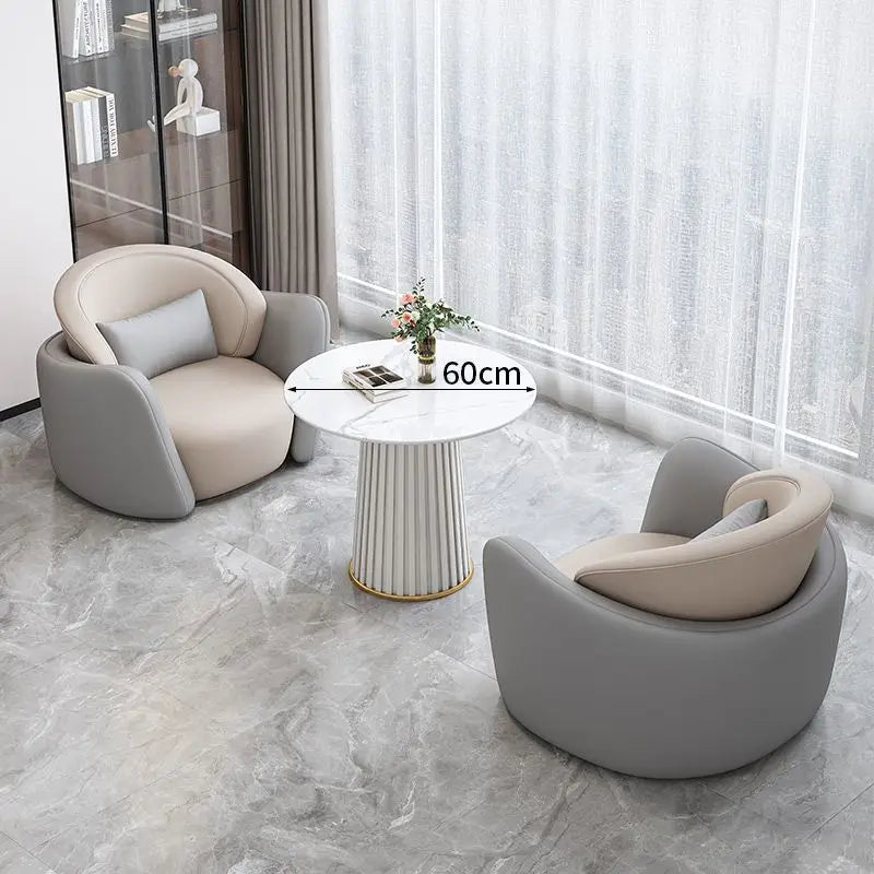 Light luxury hotel beauty salon meeting sofa coffee table combination rest area reception area sales office sofa negotiation