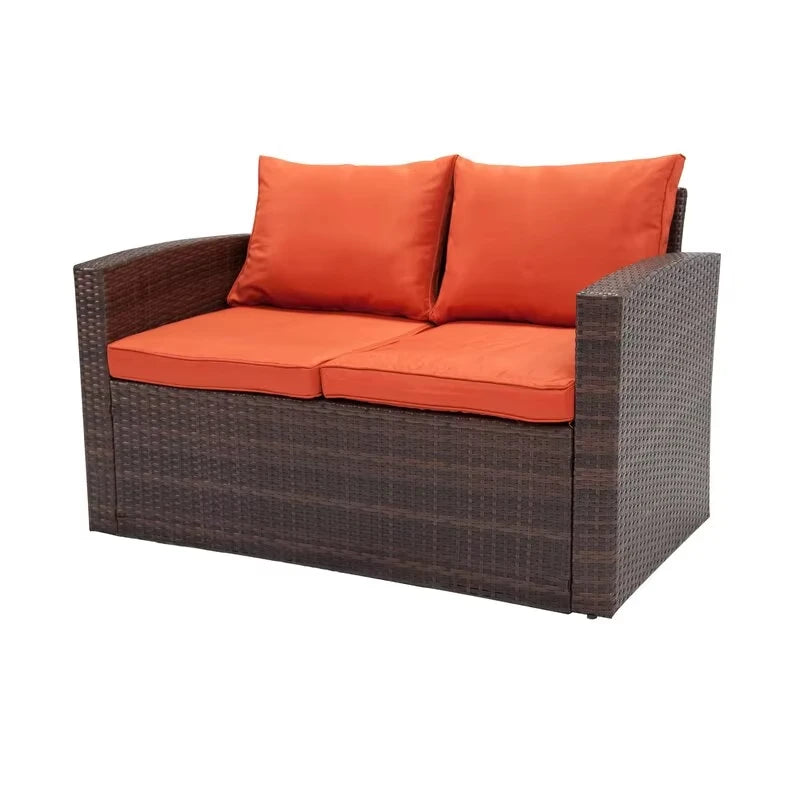High Quality Sofa Garden Set Rattan Furniture Section Outdoor Woven Rattan Sofa Setpromote sales