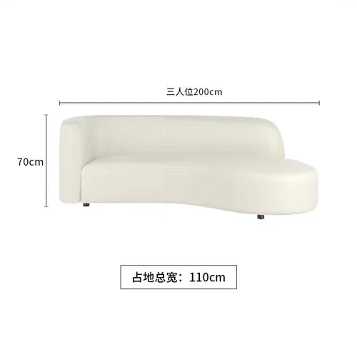 Christmas Nordic Style Sofa 3 Seater Foam Sponge Floor Module Couch Sectional Reading Curved Canape Salon Living Room Furniture