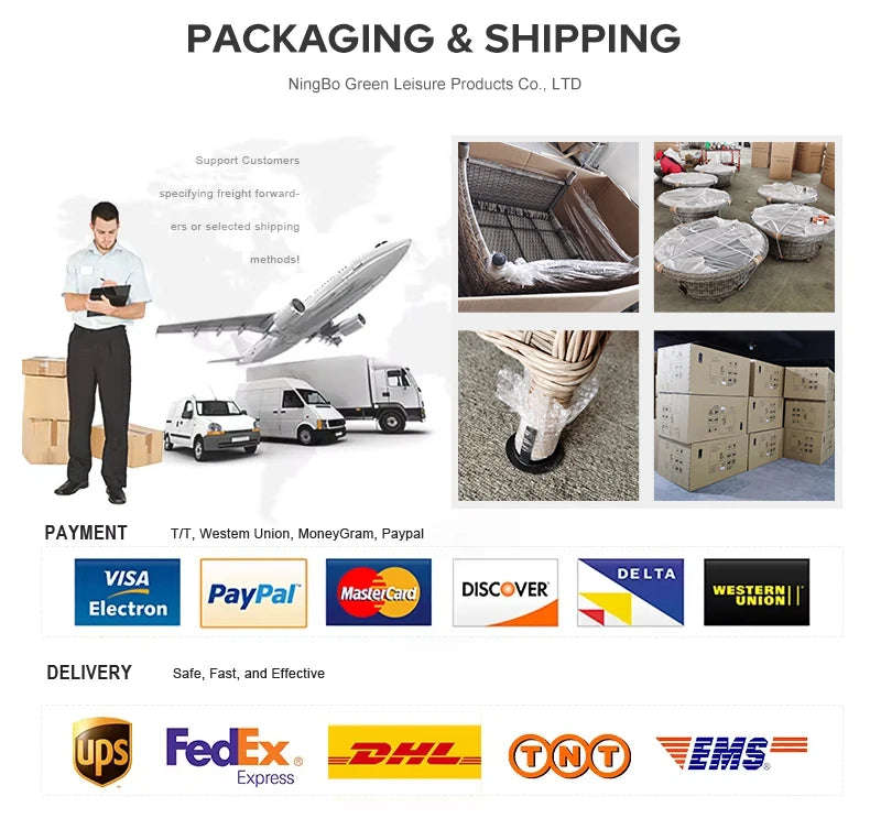 Modern Style Comfortable Outdoor Sofa Furniture Set Waterproof Patio Sofa Set