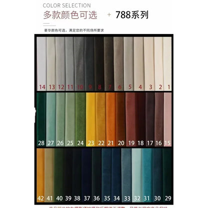 B456 Minimalist new fan-shaped large flat-layer curved sofa customized left and right concubine lamb wool large apartment