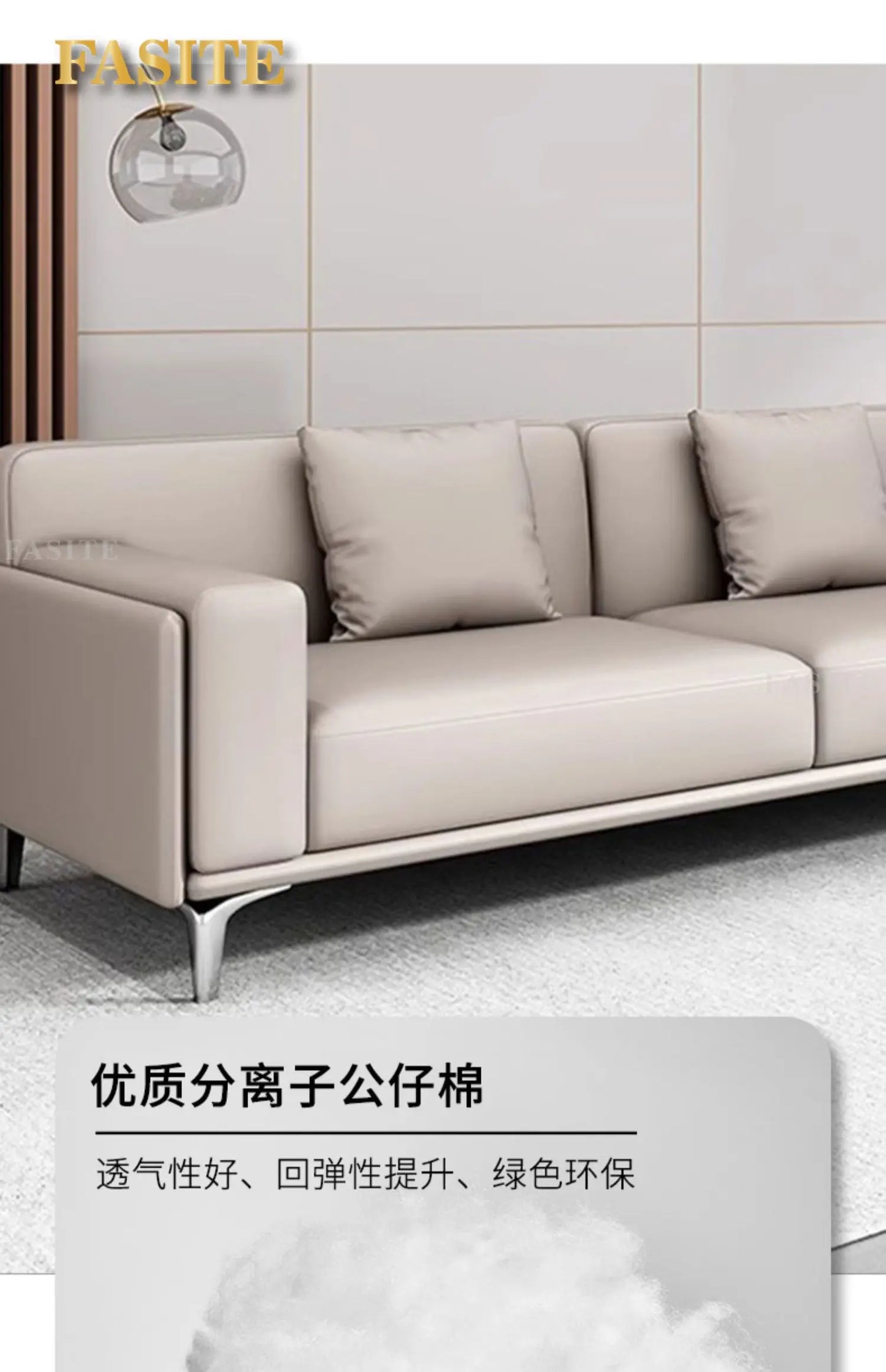 Office sofa, business reception meeting room, simple and modern office sofa, coffee table combination for rest