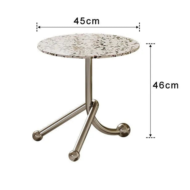 Single chair medieval stainless steel special-shaped convex living room reception leisure single sofa
