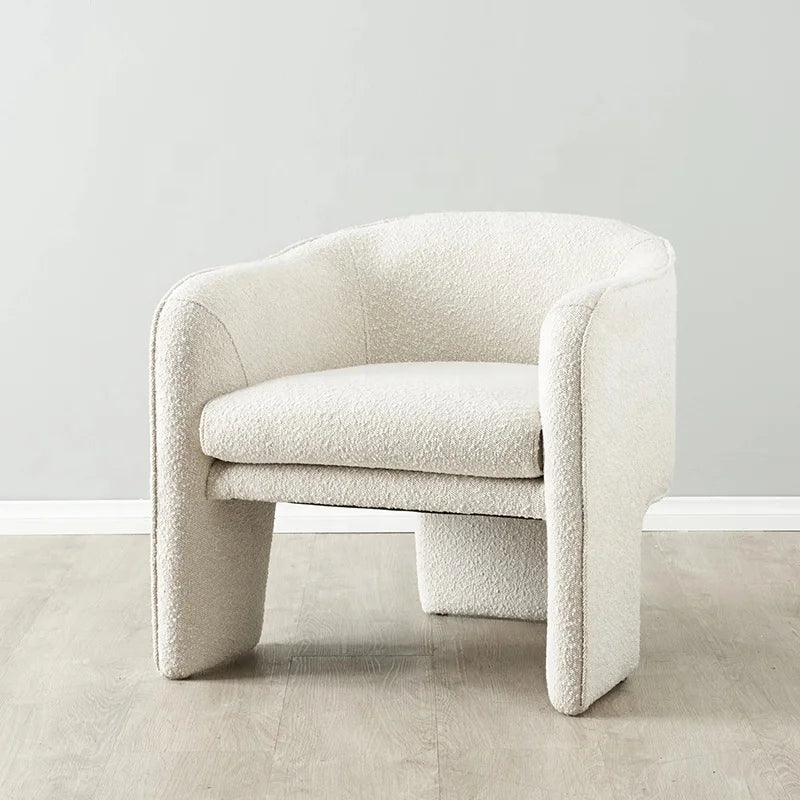 Living room furniture, modern cashmere chair, living room lounge chair