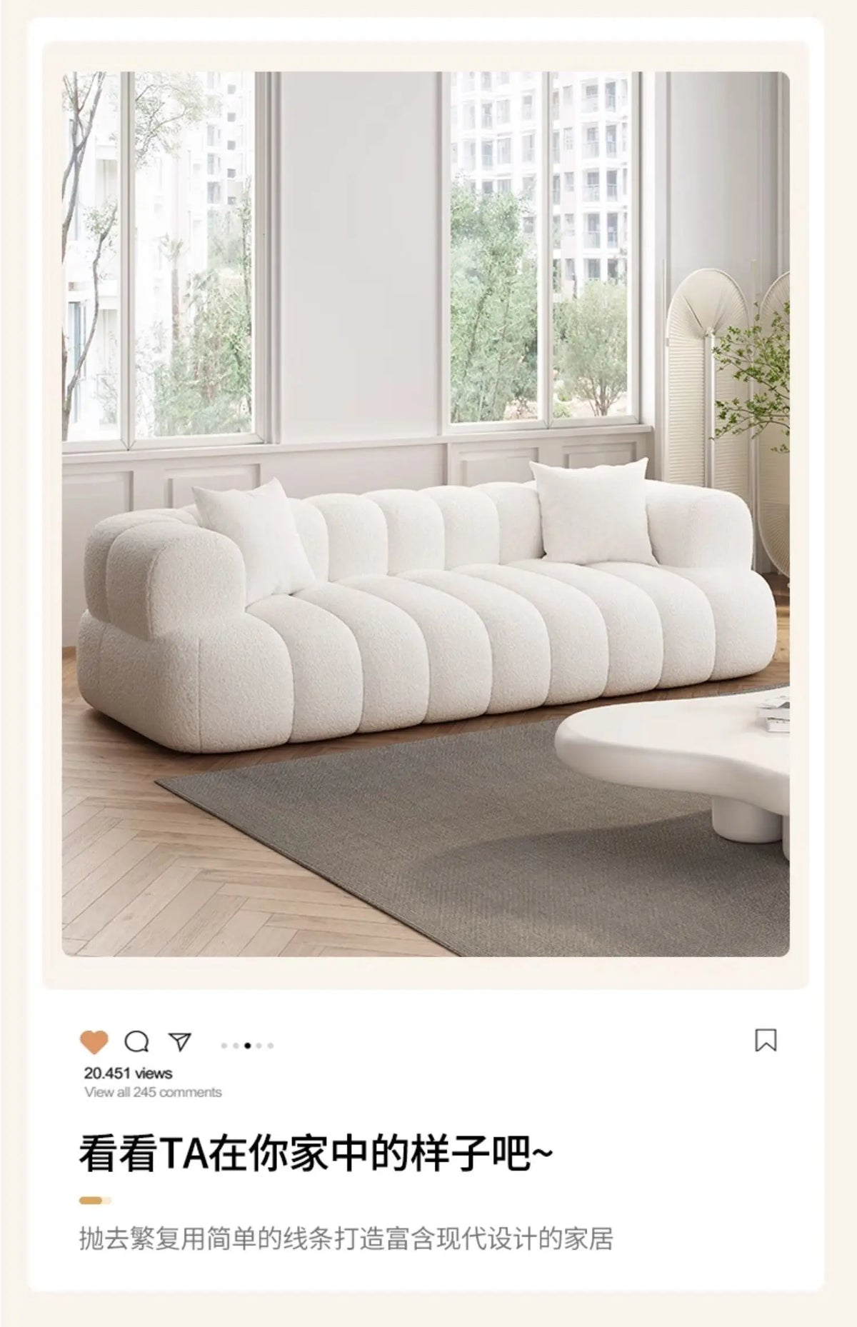 Soft Pillows Stylish European Modern Plush Reclining Sectional Sofa Comfortable Living Room Furniture Trendy Mueble Home Decor