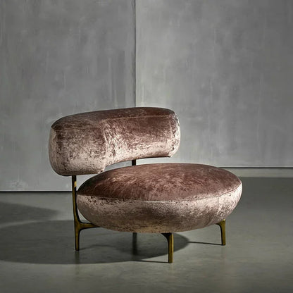 Fabric Nordic Living Room Sofas for Living Room Modern Minimalist Wrought Iron Single Sofa Light Luxury Designer Home Sofa Chair