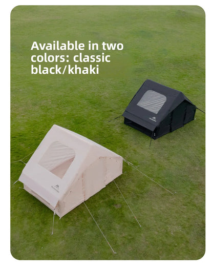 The Mountainhiker Inflatable Tent,equipped with Storage Bags and An Air Pump, Is Ideal for Outdoor Hiking Activities