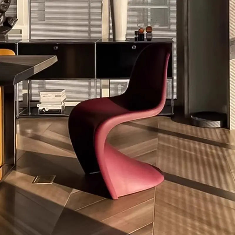 Nordic Home Modern Dining Chair Ins Simple Chair Negotiation Internet Celebrity Plastic Back Pan Dong Chair Makeup Stool