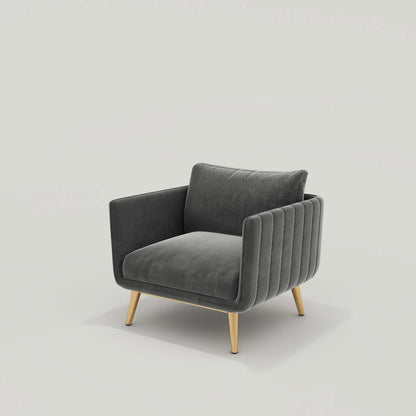 Office sofa Simple modern coffee table combination set Reception room Business meeting three-person sitting area sofa
