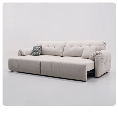 Cloud Electric Sofa Living Room Modern Simple Telescopic Fabric Lazy Multi-functional Sofa Bed Dual-purpose