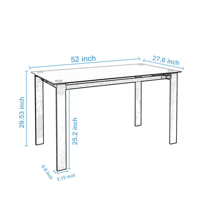 New Black Dining Table and Chairs,  Table Set 4 Seater, Table Set, Modern  Table,  Room Furniture