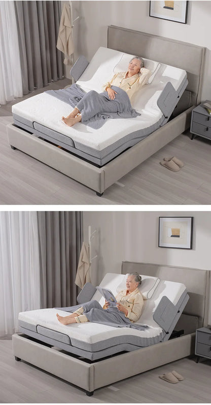 Comfortable Bedframe Beds Multifunction Adjustable Modern Electric Beds Recovery Old People Bedroom Furniture Cama Plegable LLB
