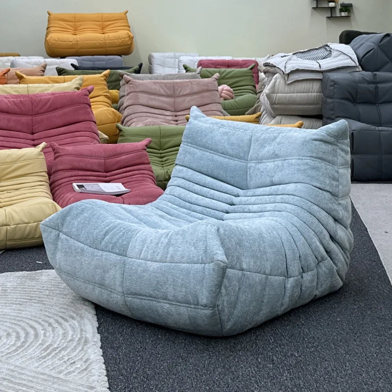 Lazy sofa sofa light luxury simple chair suede freehand space recliner