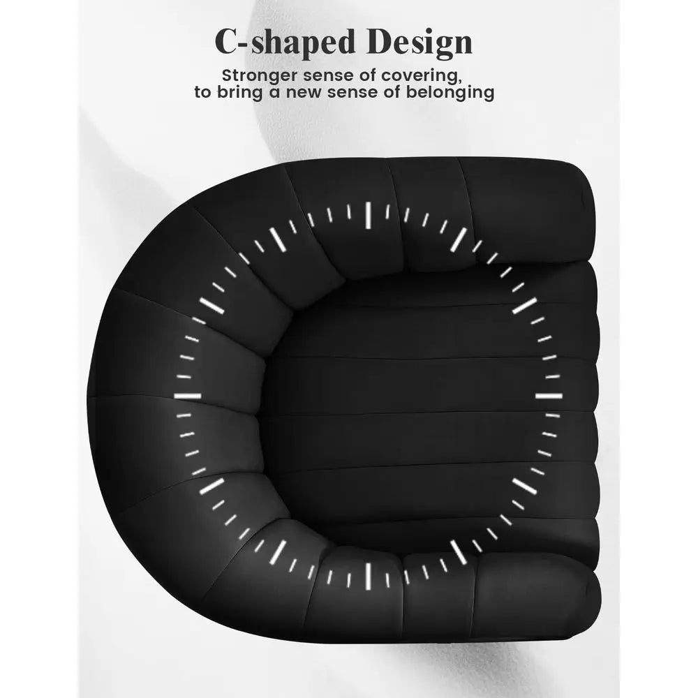 Mid-Century Swivel Barrel Chair with Armrests, Overstuffed Velvet, 360° Rotation, Suitable for Living Spaces，Customized