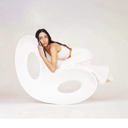 Outdoor Designer Rocking Sofa Chair Living Room Lazy White Leisure Single Stools Reading Relaxing Fauteuil Salon Furniture