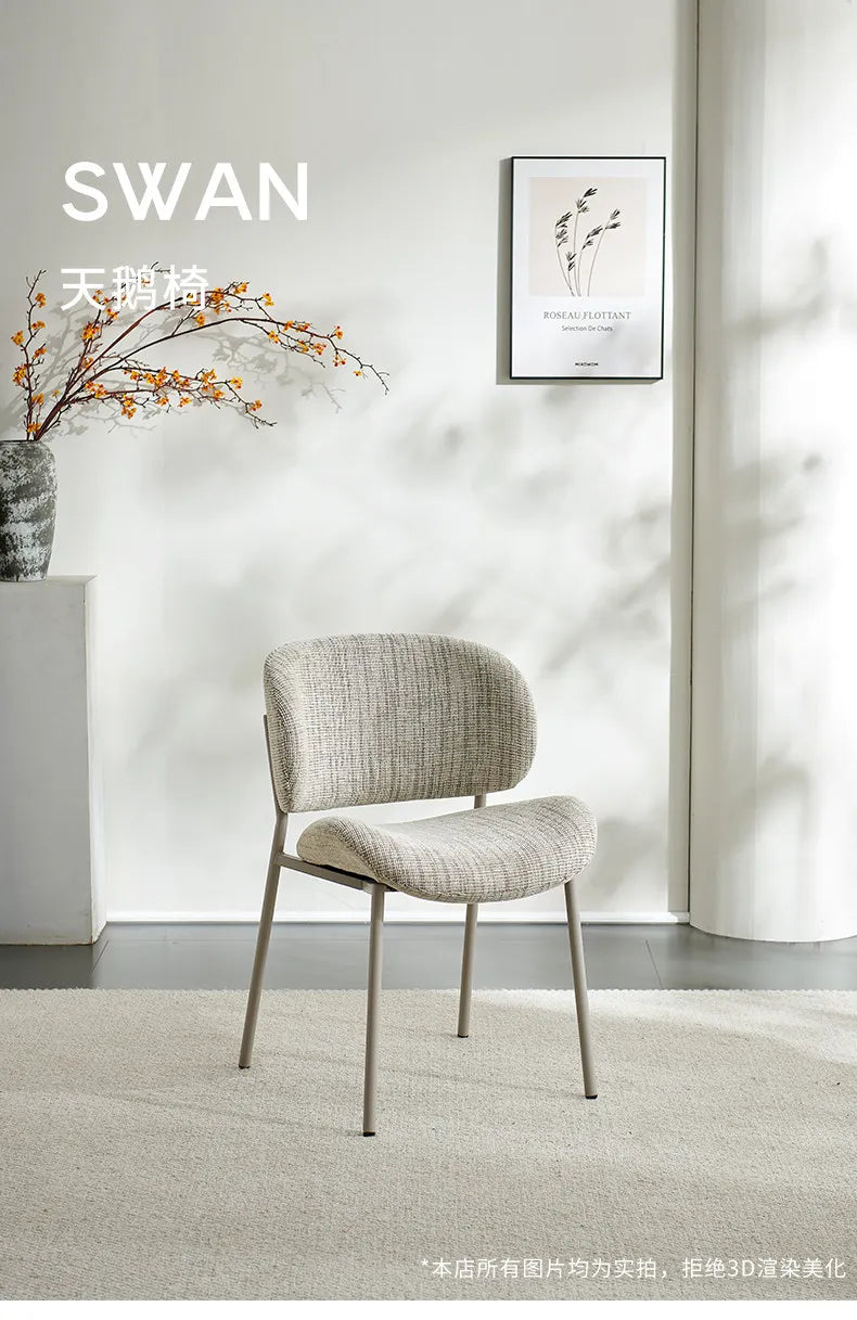 Clear Lounge Dining Chairs Comfortable Bedroom Vanity Dining Chairs Replica Mobile Sillas Para Comedor Postmodern Furniture