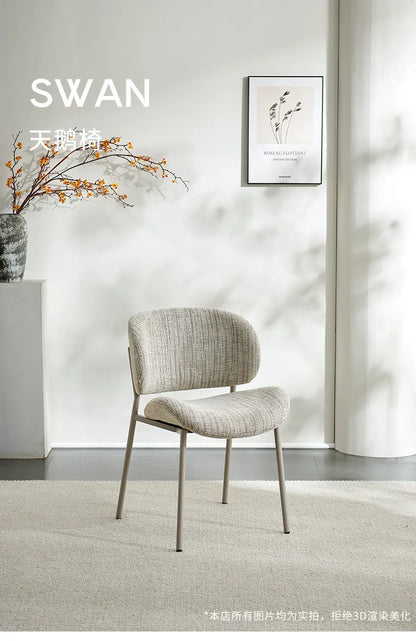 Clear Lounge Dining Chairs Comfortable Bedroom Vanity Dining Chairs Replica Mobile Sillas Para Comedor Postmodern Furniture