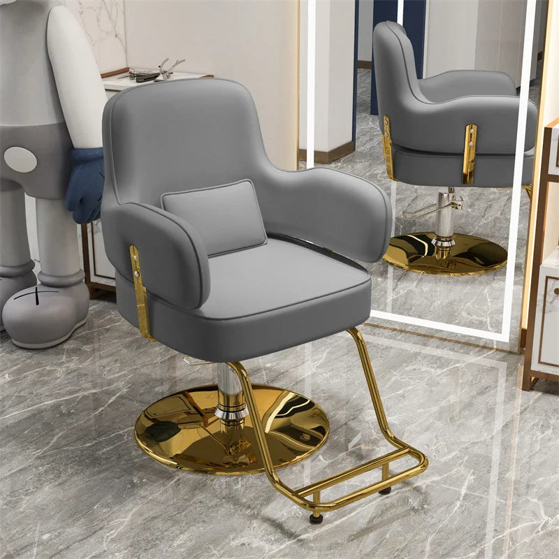 Hairdressing chair Internet celebrity barber shop chair Hair salon special lift fashion seat Hair cutting chair