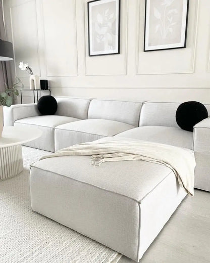 Home Living Room Sofas Good Color Fastness Anti-wear Fabric Sectional Sofa Free Combination Office Reception Modular Sofa Set