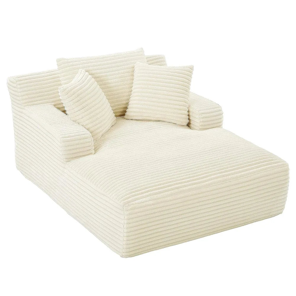 Vacuum compression sofa bed corduroy fabric living room villa bedroom sofa recliner