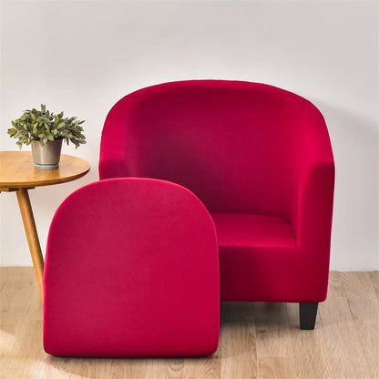 Elastic Spandex Tub Chair Cover Stretch Armchair Cover Club Sofa Slipcover for Living Room Couch Covers with Seat Cushion Covers