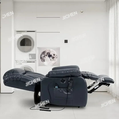 ZQ Dual Motor Sleeper Chair With Massage And Heating Functions Suitable For The Elderly Unlimited Electric Lift Chair, Flat Lyin