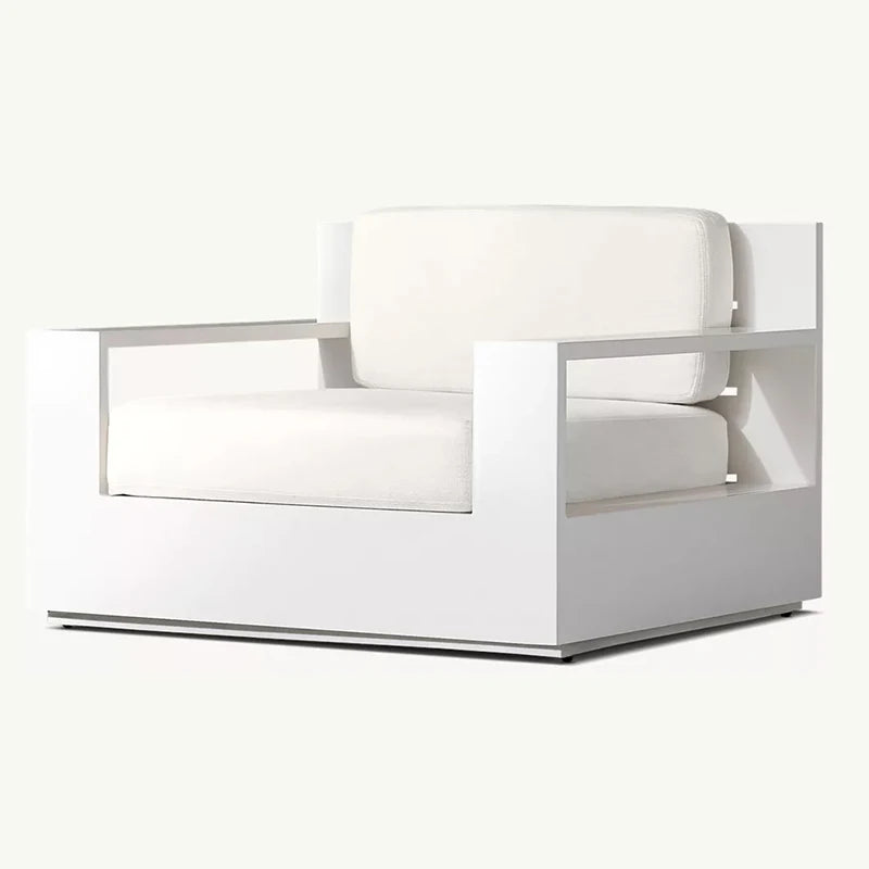Aluminum Outdoor Sofa Set Furniture Metal Modern Furniture Patio Villa Sofa Set Sofas Luxury Outdoor Furniture
