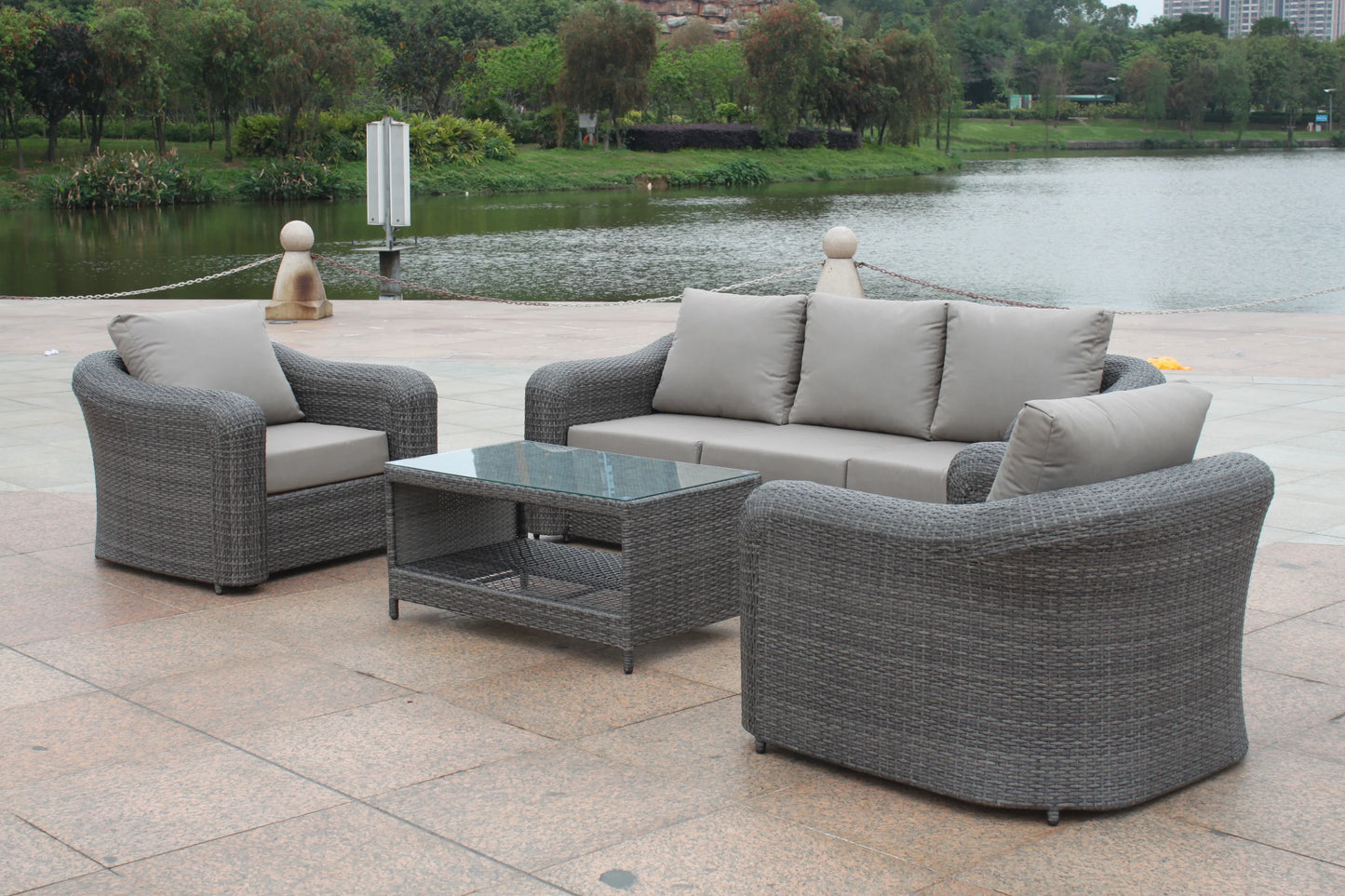 #For Modern Classical Models Rattan Furniture Sofa Set Outdoor Wicker Sectional Patio and Living Room for Hotels and Gardens